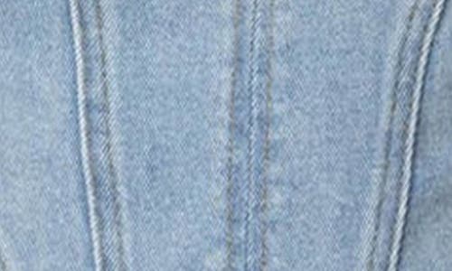 EDIKTED EDIKTED TENNESSEE DENIM CORSET TOP