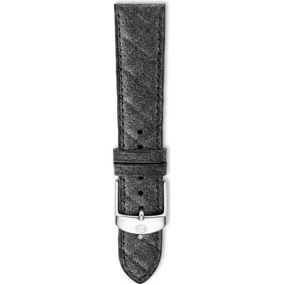Michele 20Mm Quilted Watch Strap