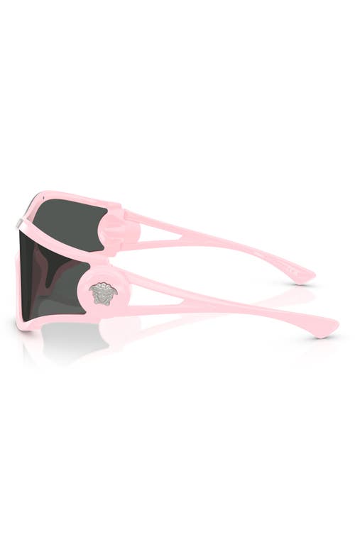 Shop Versace 180mm Irregular Sunglasses In Pink