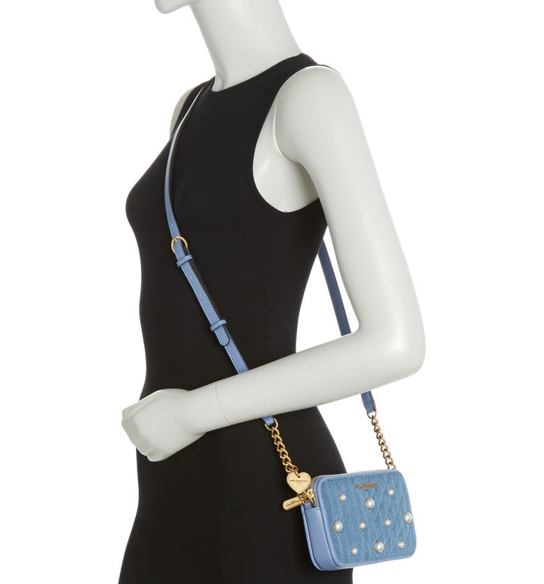 Karl Lagerfeld Paris Karolina Leather Crossbody Bag | Nordstromrack