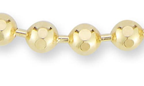 Glaze Jewelry Ball Chain Anklet In Gold
