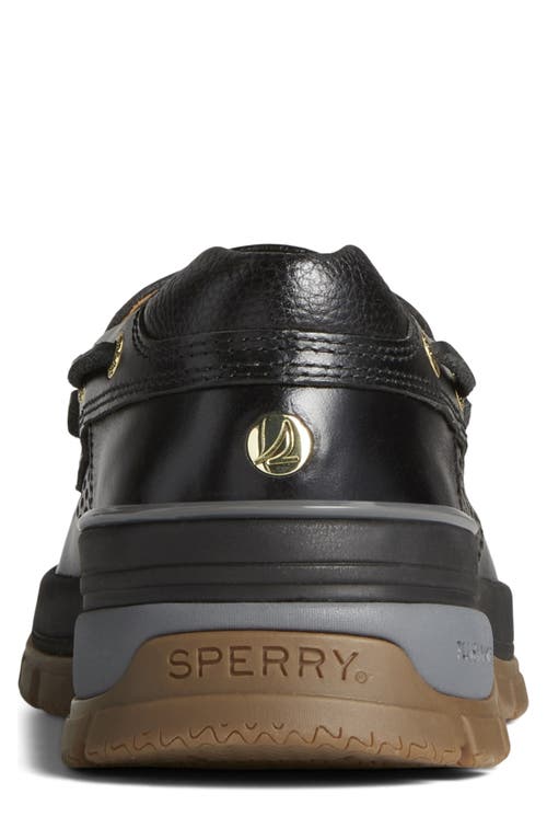 Shop Sperry Gold Billfish Boat Shoe In Black