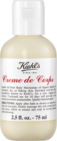 Kiehl's Creme de Corps Body Moisturizer 16.9 Ounce 