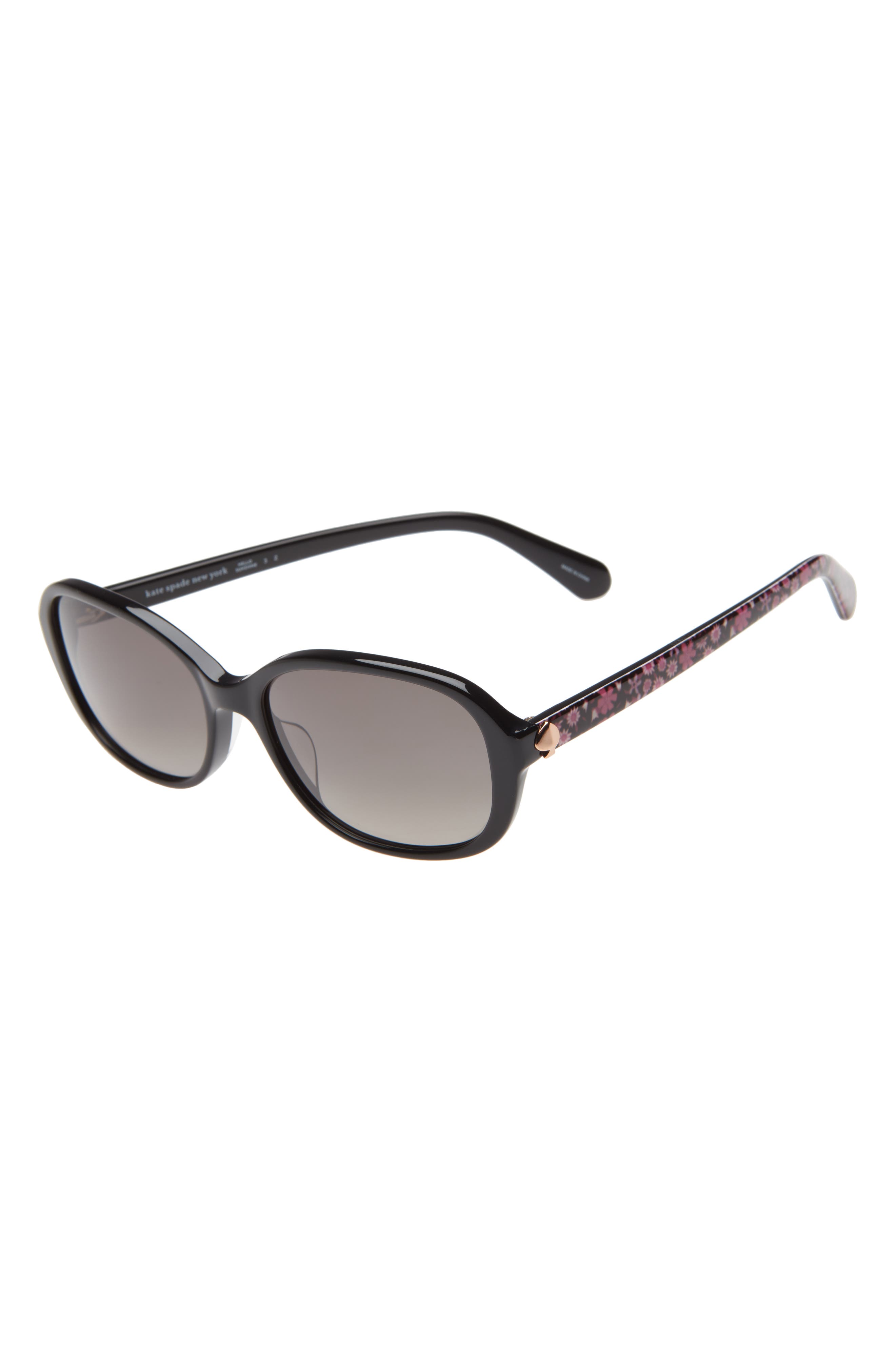 kate spade new york izabella 55mm gradient oval sunglasses  display picture 2