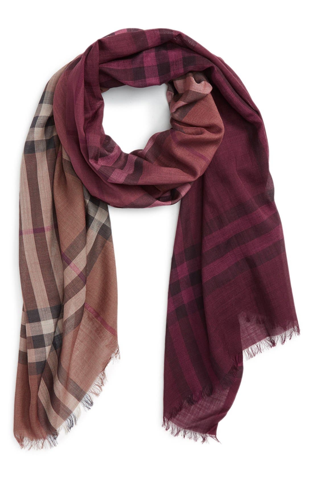 burberry ombre scarf