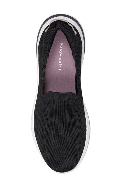 Shop Easy Spirit Golda Knit Sneaker In Black