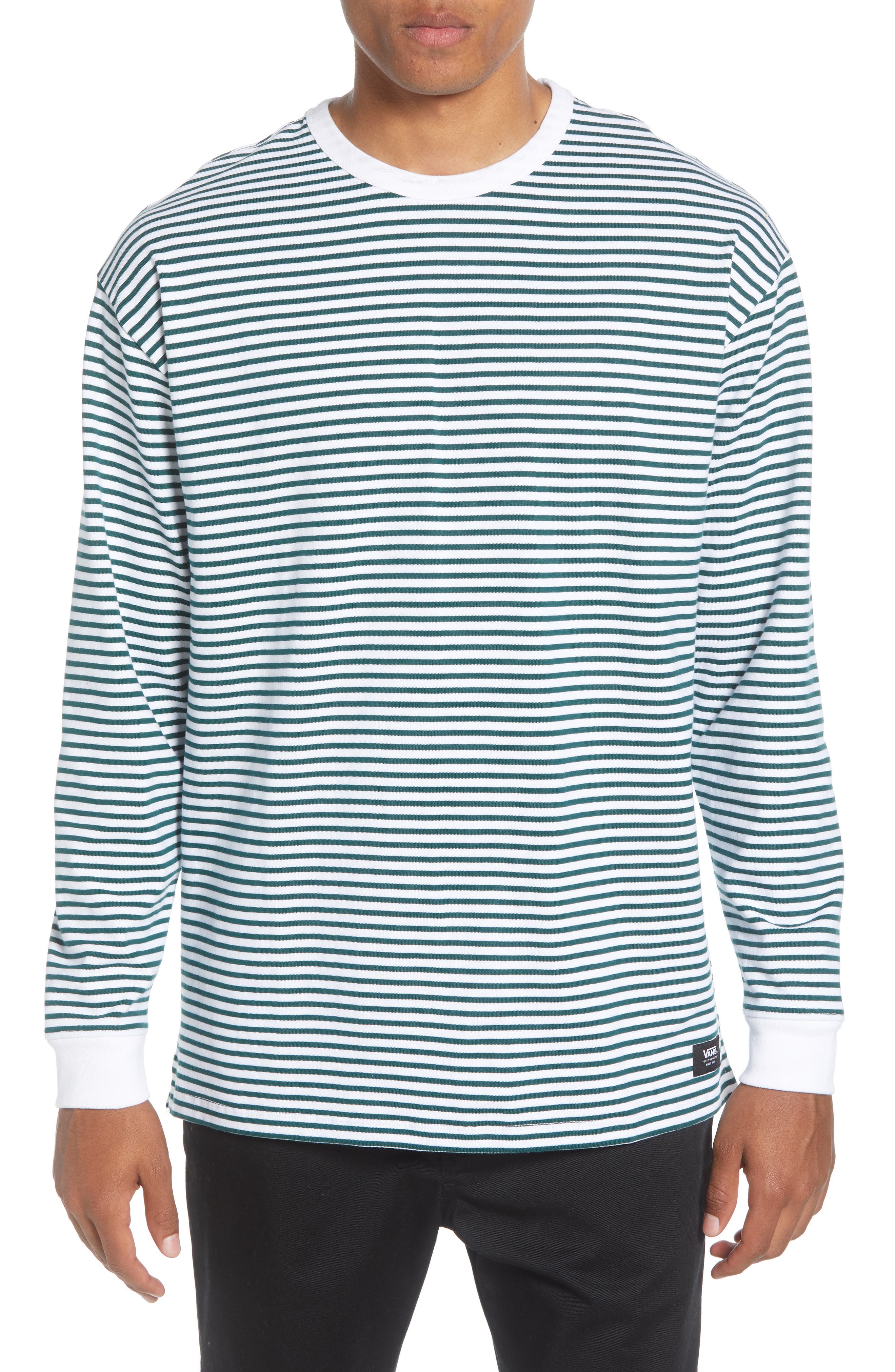 vans striped t shirt