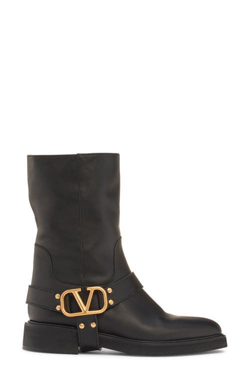 Shop Valentino Garavani Vlogo Signature Engineer Boot In Nero