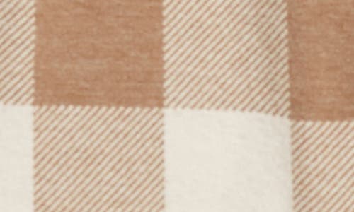 Scotch & Soda Big Boys Yarn Dye Knit Twill Button Up Shirt In Medium Brown