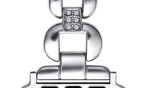 The Posh Tech Joy Stainless Steel Apple Watch® Watchband In Silver