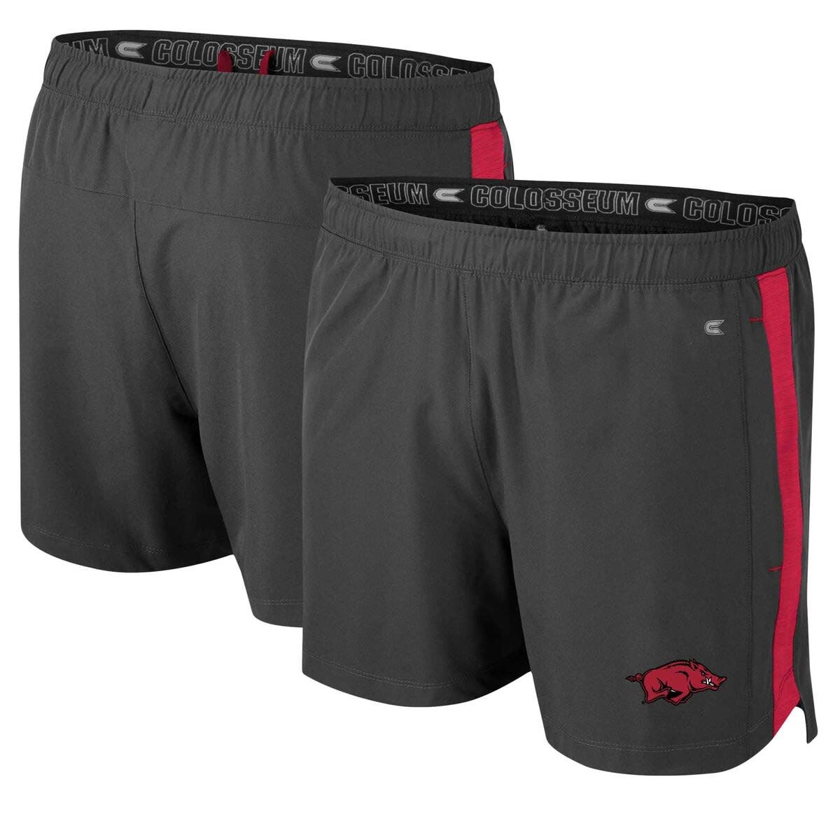 COLOSSEUM Men's Colosseum Charcoal Arkansas Razorbacks Langmore Shorts ...