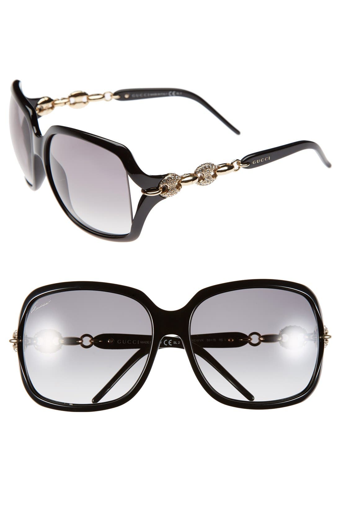 gucci marina chain sunglasses