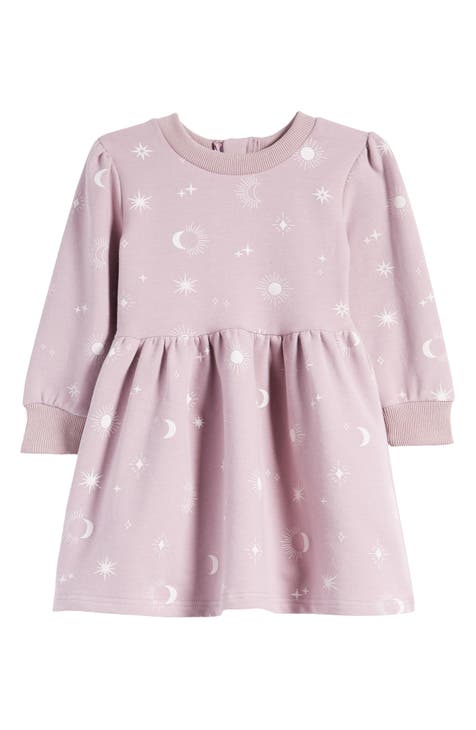 Kids' Celestial Long Sleeve Dress (Toddler & Little Kid)