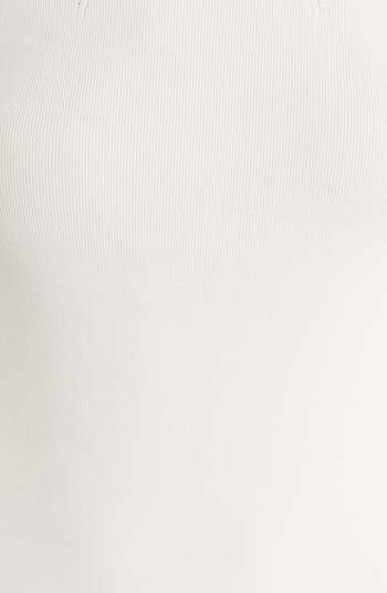 Lounia Fluted Sleeve Body-Con Sweater Dress