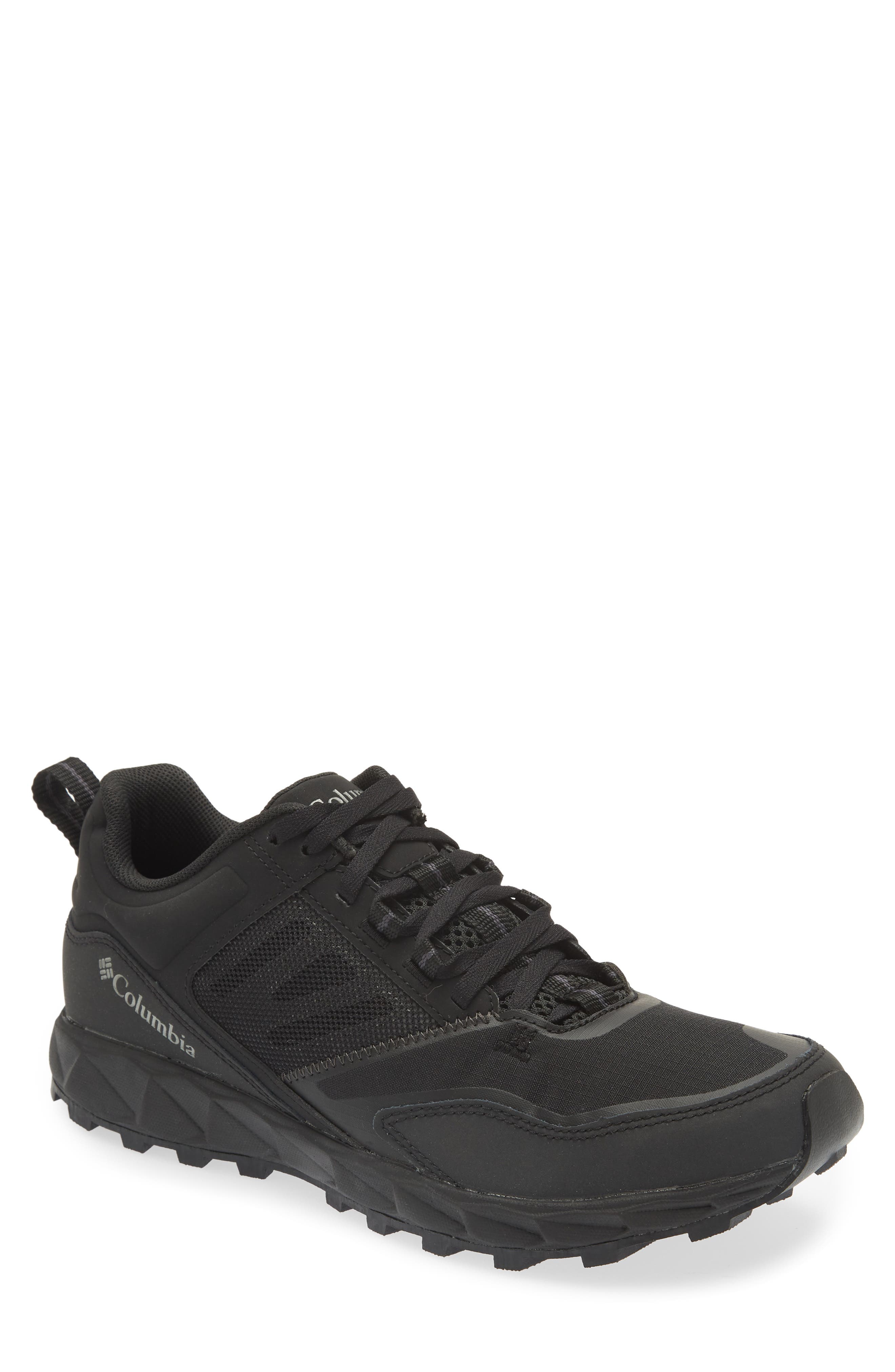 black mens hiking shoes