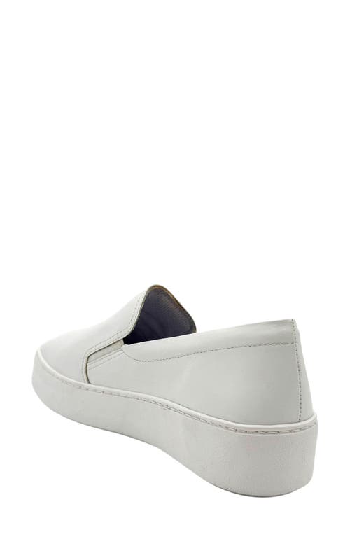 Shop Chelsea Crew Ulta Platform Slip-on Sneaker In White Leather