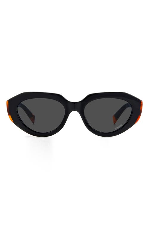 Missoni 53mm Round Sunglasses In Black