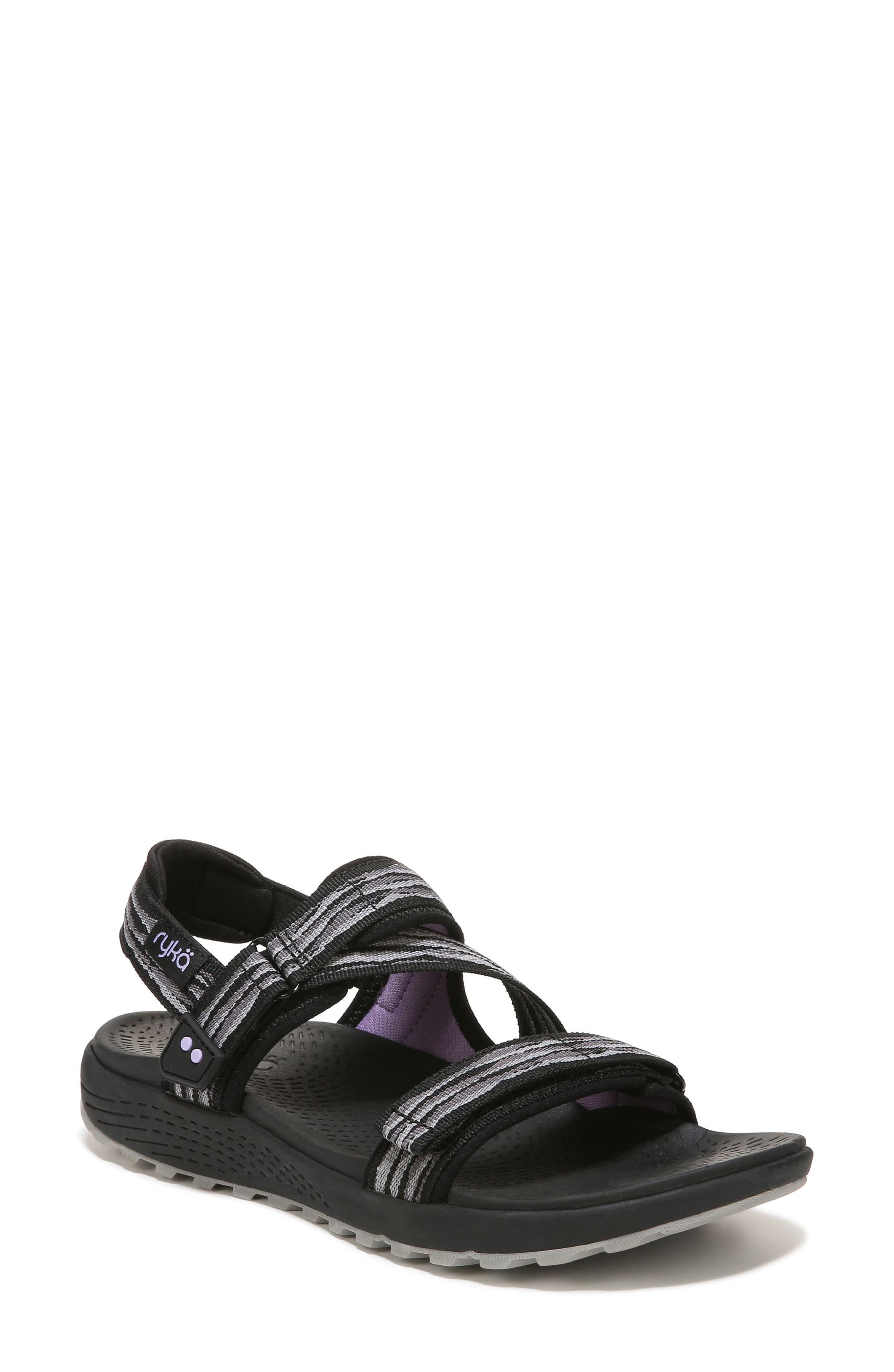 leather sport sandals women
