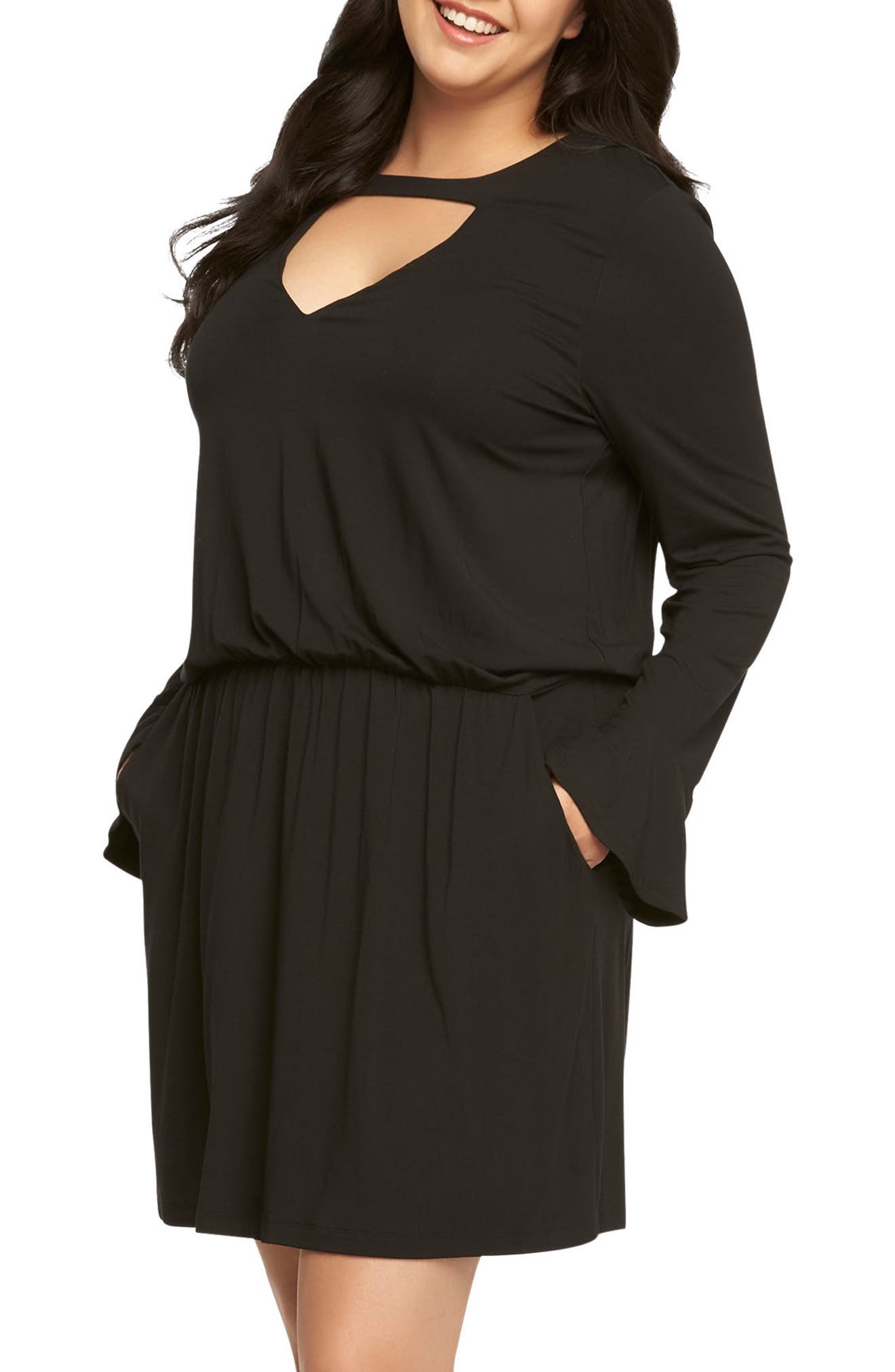 blouson dress plus size