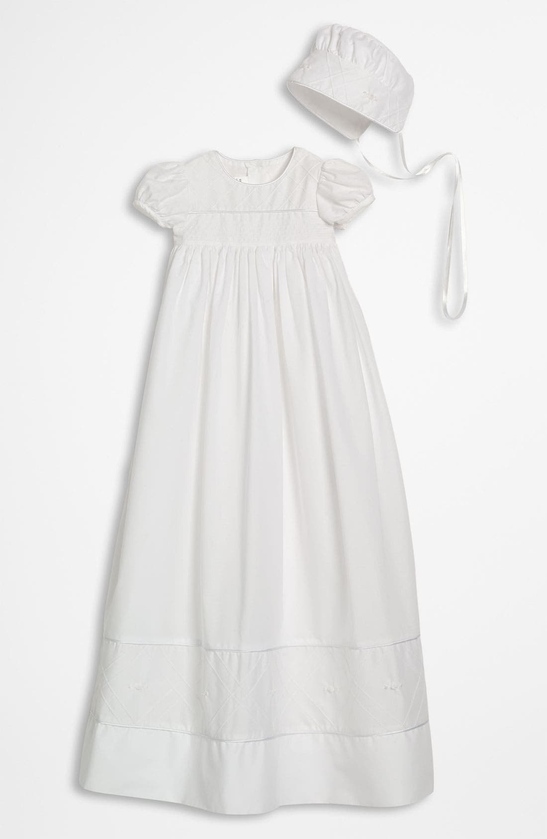Little Things Mean A Lot Gown Bonnet Baby Nordstrom
