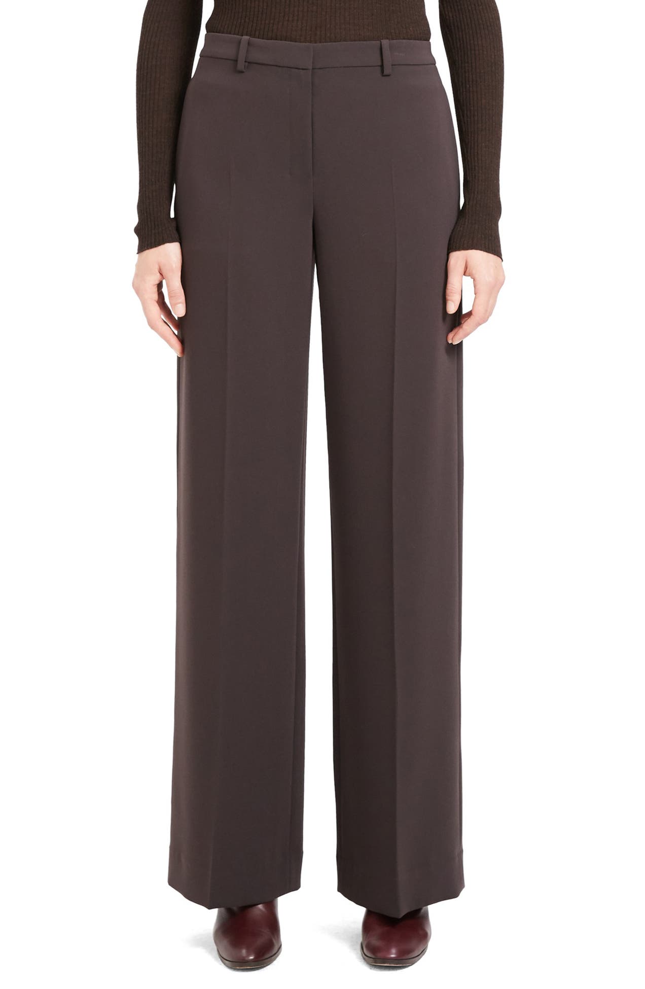 Theory | Admiral Wide Leg Trousers | Nordstrom Rack