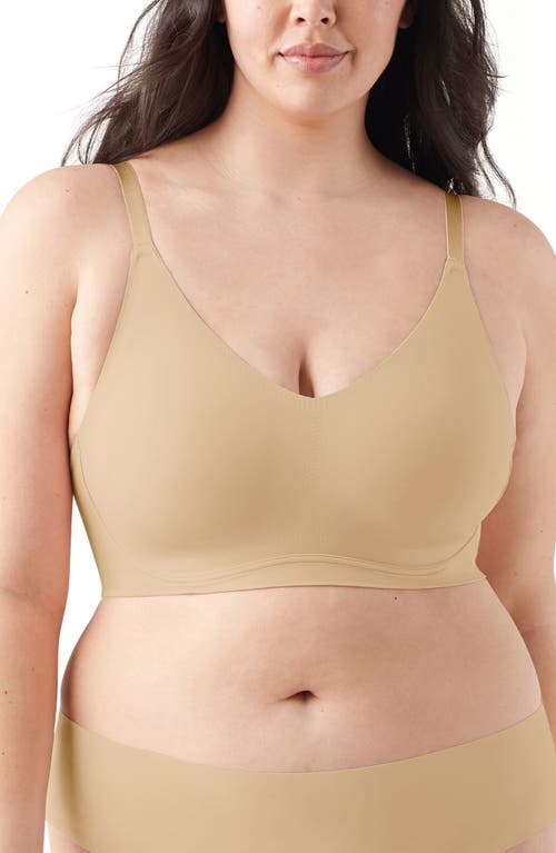 True & Co True Body Triangle Adjustable Strap Full Cup Soft Form Band Bra in Desert at Nordstrom, Size X-Small