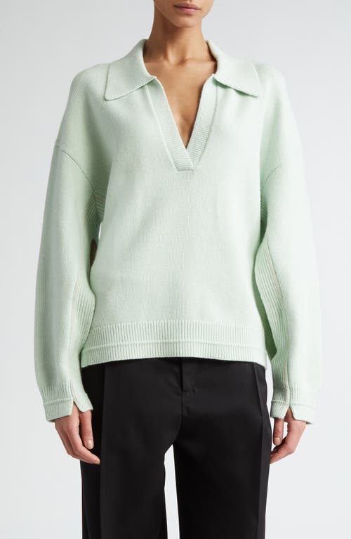 Maria McManus Recycled Cashmere & Organic Cotton Sweater Seaglass at Nordstrom,