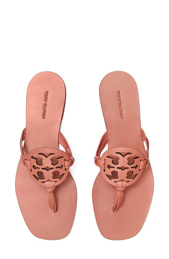 Tory Burch Miller Square Toe Thong Sandal In Canyon Flower | ModeSens
