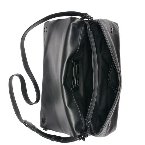 Karl Lagerfeld Paris Lavende Large Shoudler Bag In Black