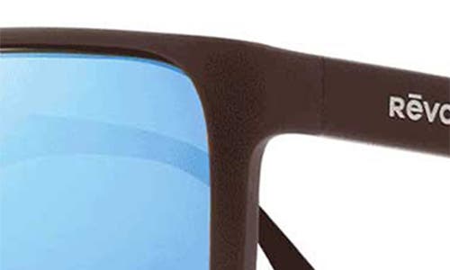Revo Eclipse 63mm Square Sunglasses In Matte Blue