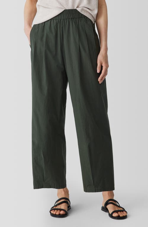 Eileen Fisher Pleated Organic Cotton Lantern Pants Seaweed at Nordstrom,