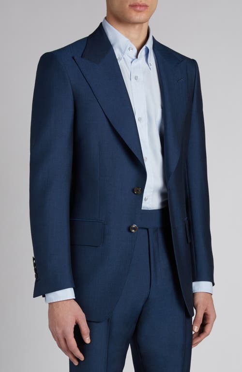 Shop Tom Ford Atticus Wool & Mohair Suit In Navy