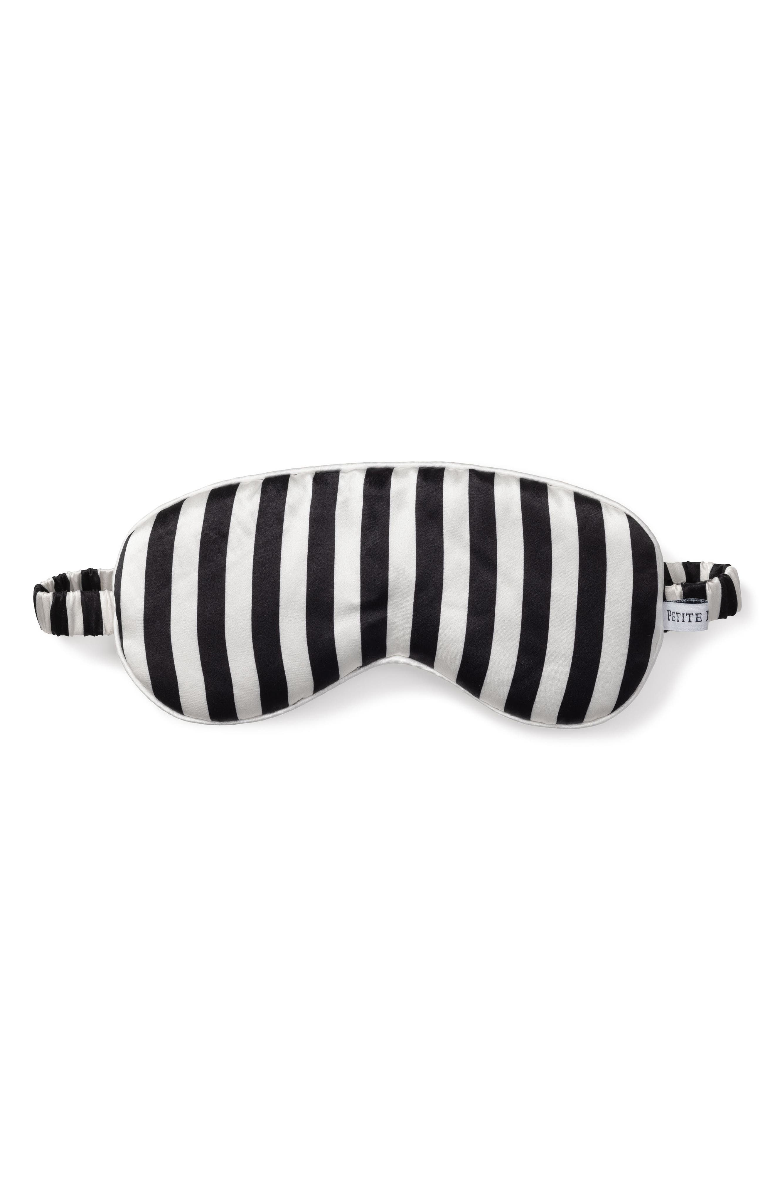 Petite Plume Bengal Stripe Silk Sleep Mask Nordstrom