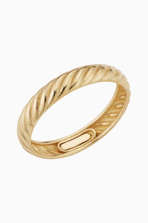 Oradina Women's 14k Yellow Gold With A Twist Ring In Yellow Gold