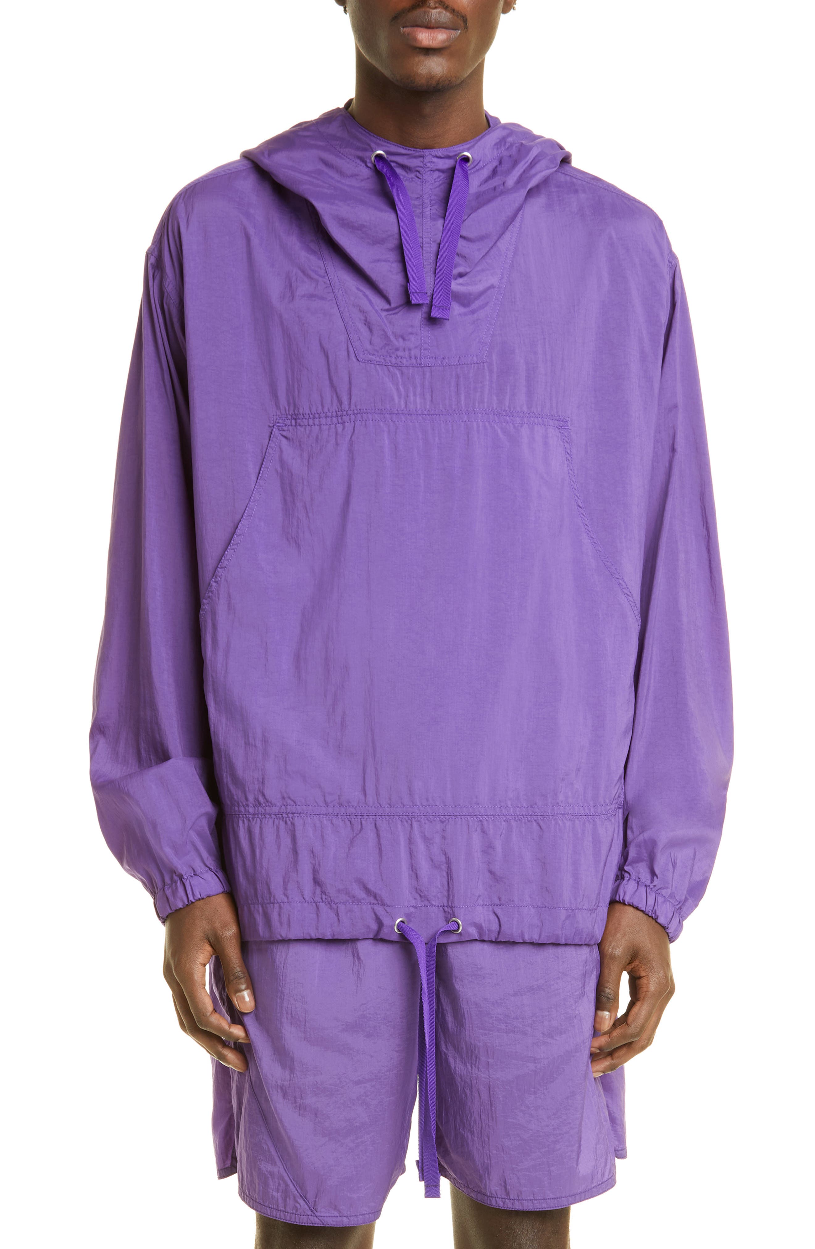 hooded anorak jacket