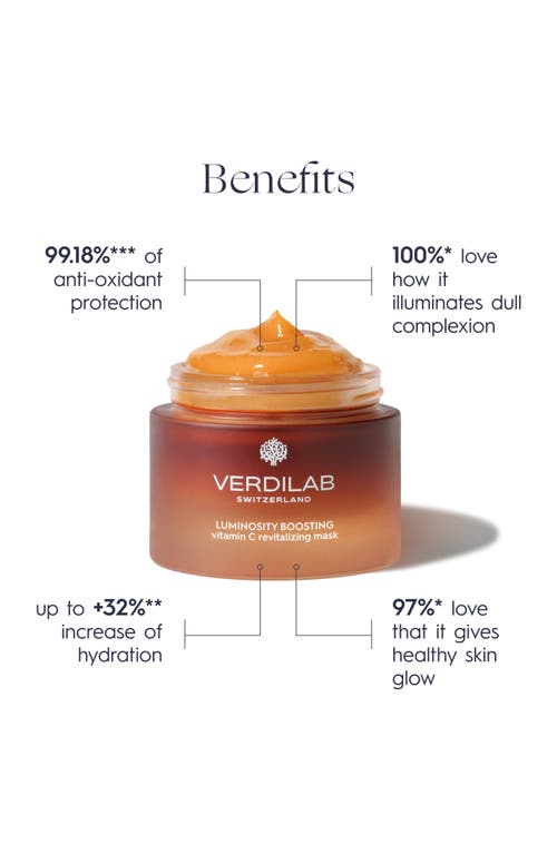 Verdilab Luminosity Boosting Vitamin C Revitalizing Mask In No Color