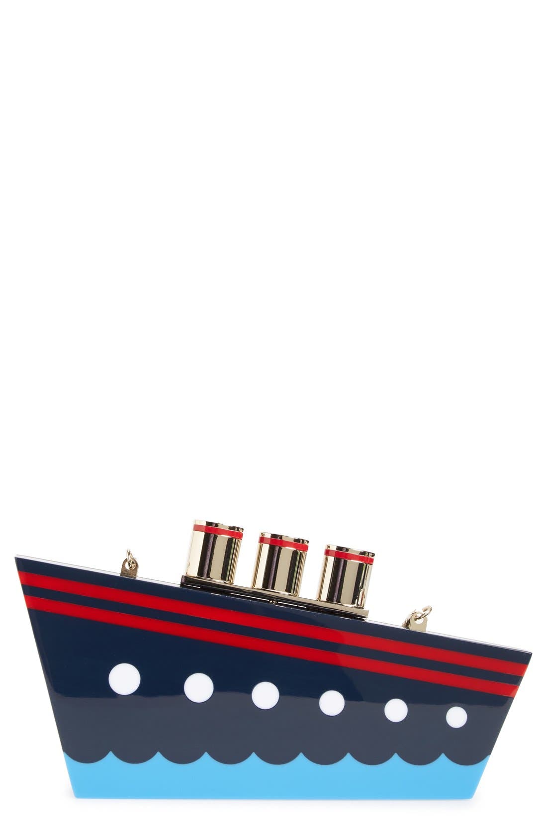 kate spade new york 'expand your horizons' steamer ship clutch Nordstrom