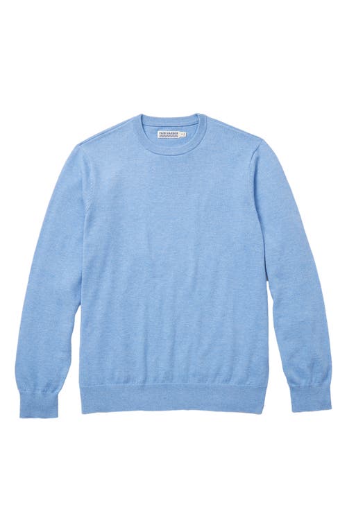 Fair Harbor Tidal Organic Cotton Blend Sweater In Navy Nautical Birdseye