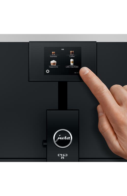 Jura Ena 8 Espresso Machine In Full Metropolitan Black