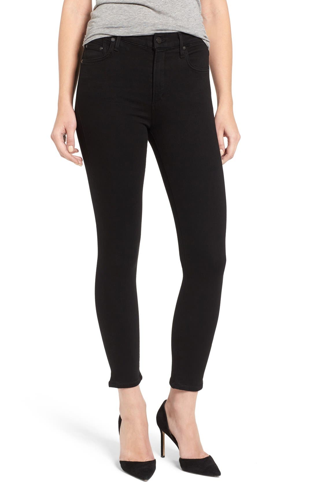 citizens of humanity black skinny jeans