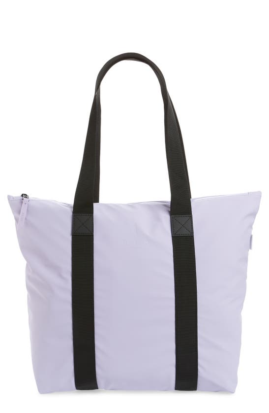 Click to view more detailed imagery on our partner's website Rains Rush Waterproof Tote In Lavender