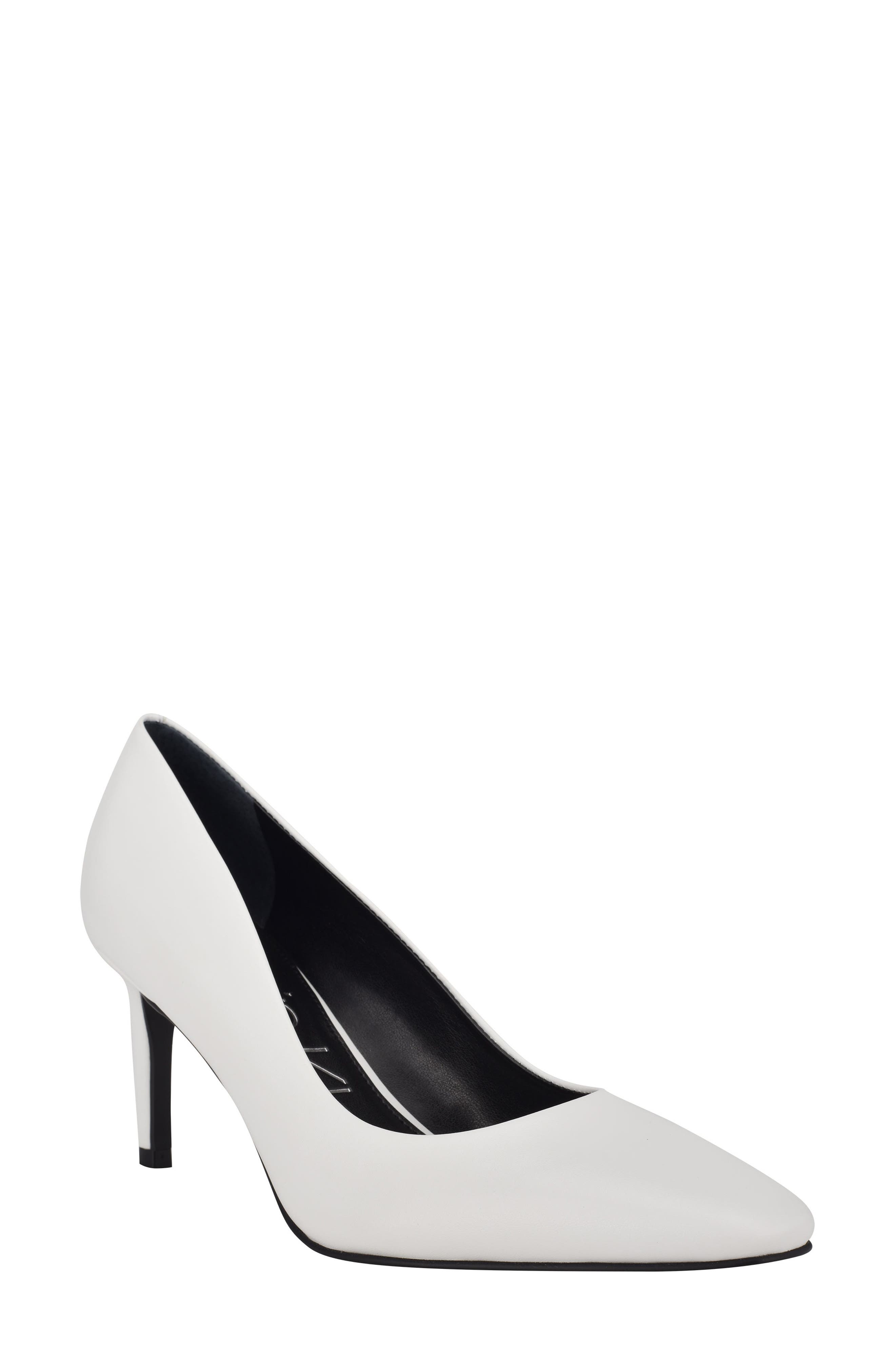 Buy > nordstrom white pumps > in stock