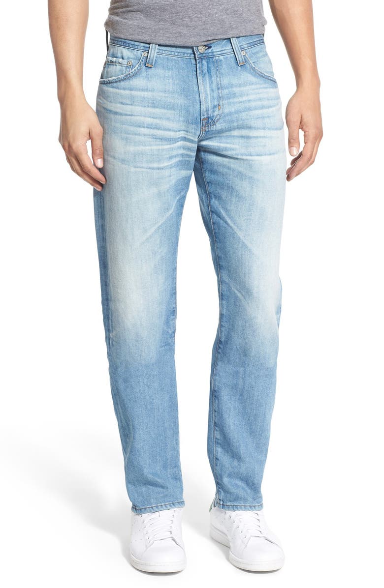 AG 'Graduate' Slim Straight Leg Jeans (24 Year White Washed) | Nordstrom