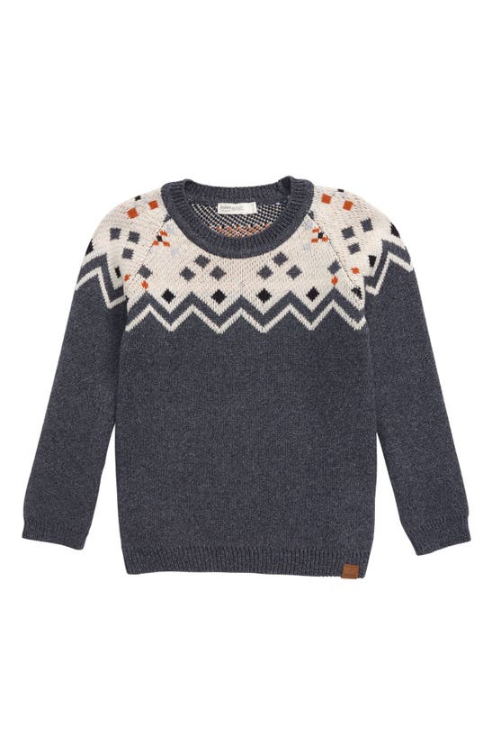 Miles Baby Kids' Baby Sweater In Heather Beige