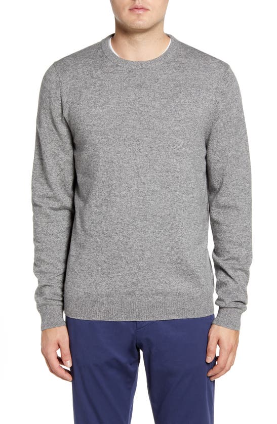 Nordstrom V-neck Cashmere Sweater In Grey Shade Marl