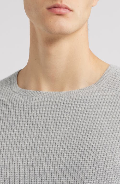 Theory Novo Merino Wool Blend Crewneck Sweater In Vapor Melange