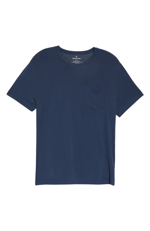Second Skin Pocket Sleep T-Shirt in Dress Blues