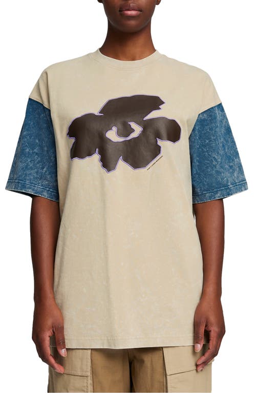 PUMA x P. A.M. Colorblock Graphic T-Shirt Putty at Nordstrom,