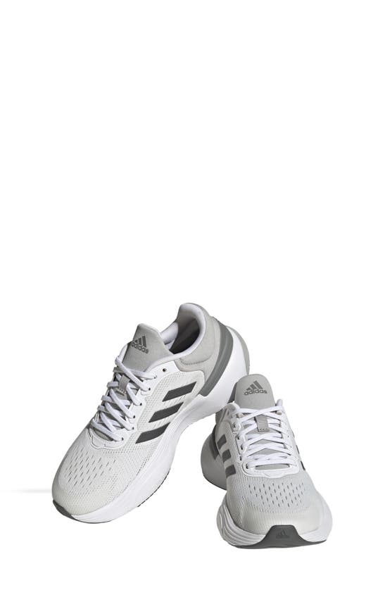 Adidas Originals Kids' Response 3.0 Running Shoe In White/grey ModeSens