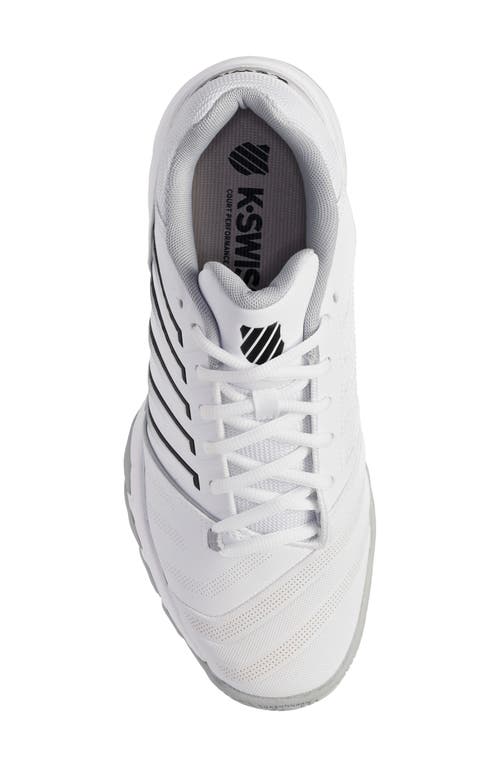 Shop K-swiss Bigshot Light 4 Tennis Shoe In White/high-rise/black